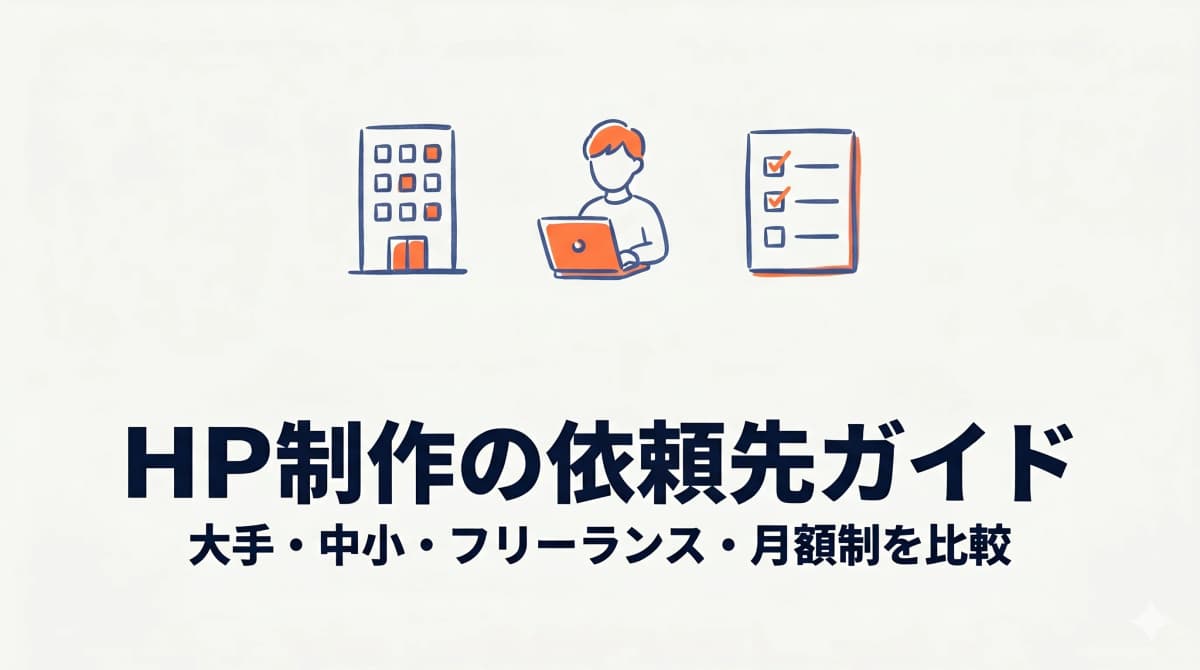 ホームページ制作の依頼先はどこがいい?選び方のポイントとおすすめの方法