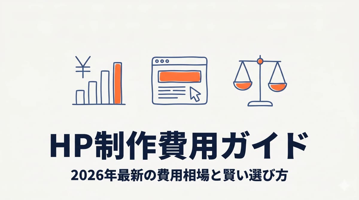 ホームページ制作の費用相場|依頼先別・目的別の料金比較【2026年最新】