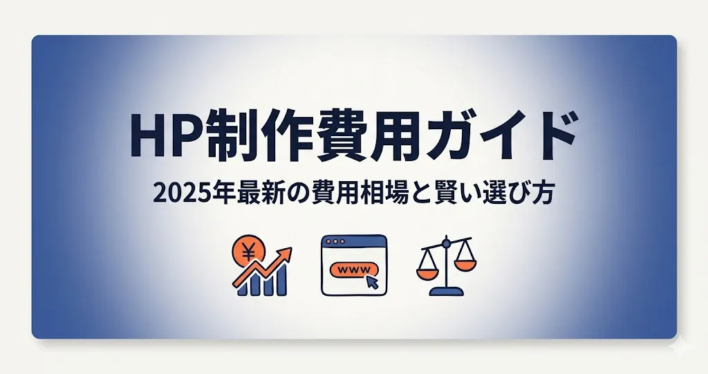 ホームページ制作の費用相場|依頼先別・目的別の料金比較【2026年最新】