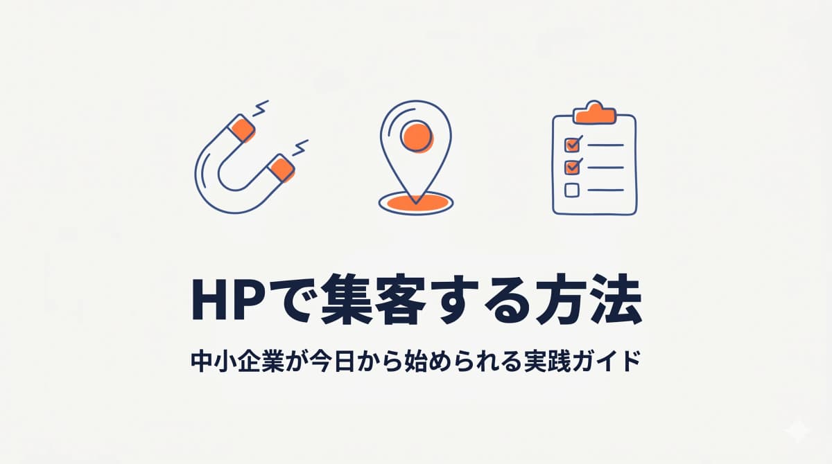 ホームページで集客する方法|中小企業が今日から始められる実践ガイド
